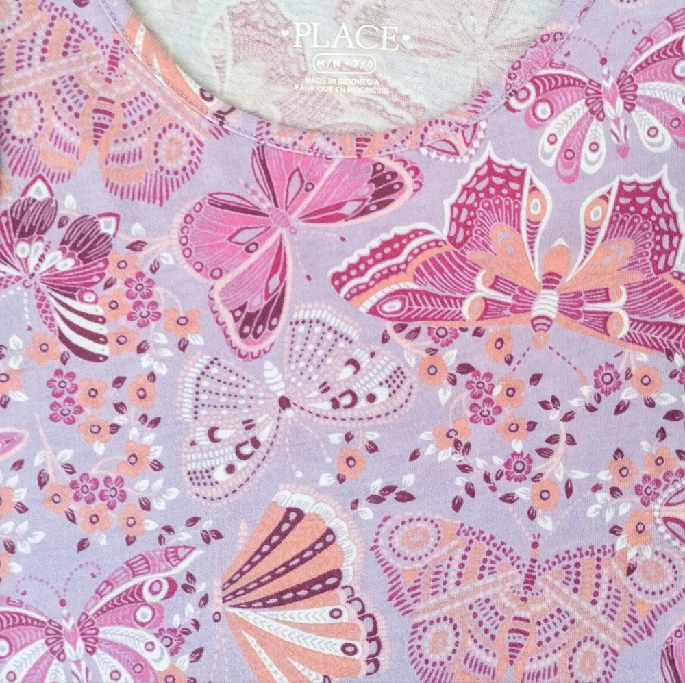 Children's Place Purple Butterfly Dress